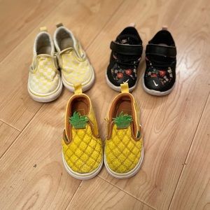 3x Toddler Size 6 vans&nike